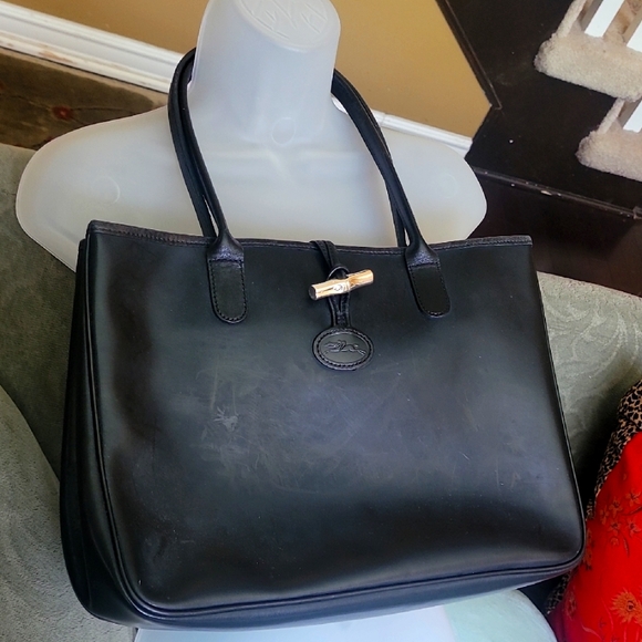 Longchamp Leather Large Bag